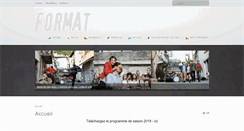 Desktop Screenshot of format-danse.com