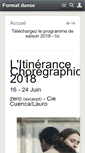 Mobile Screenshot of format-danse.com